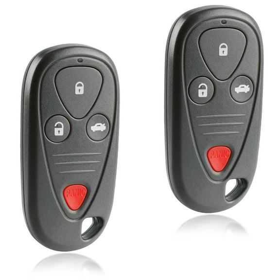 KeylessOption Replacement Key Fob for Acura TL/TSX, 4 Button Remote, 2 Pack