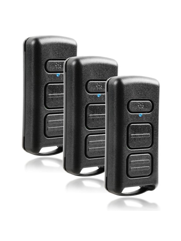 Replacement for Genie GL2T-R Keychain Garage Door Remote Opener With Flashlight, 3 pack