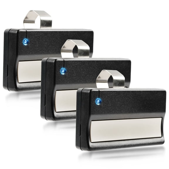 KeylessOption Replacement for LiftMaster 61LM 1-button Garage Door Remote Opener, 3 pack