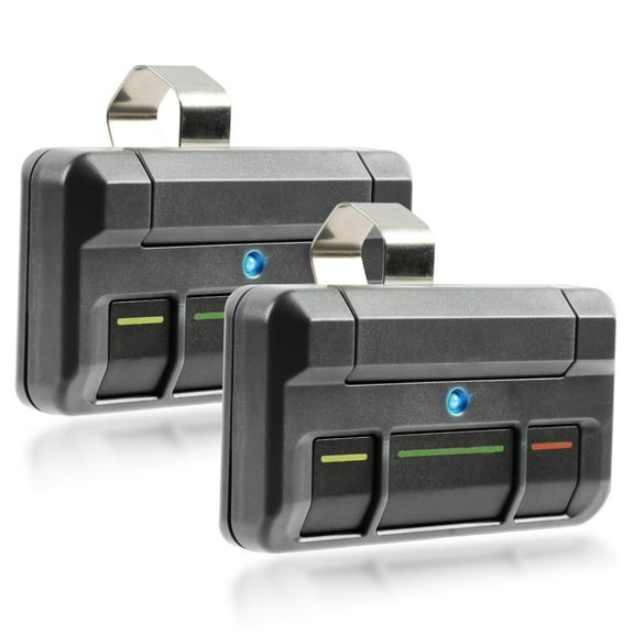 KeylessOption Replacement for LiftMaster 813LMX Open Close Stop Garage Door Remote, 2 pack