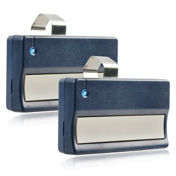 KeylessOption Replacement for LiftMaster 971LM Garage Door Remote Opener, Blue, 2 pack