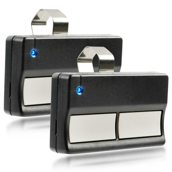 KeylessOption Replacement for LiftMaster 972LM 2-button Garage Door Remote Opener, 2 pack