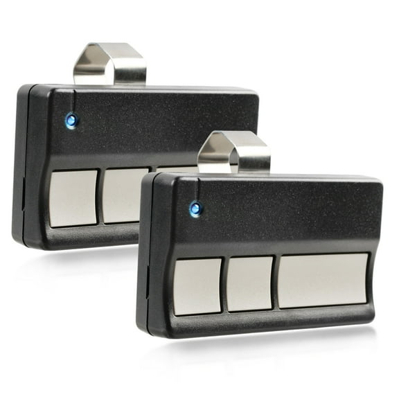 KeylessOption Replacement for LiftMaster 973LM 3-button Garage Door Remote Opener, 2 pack