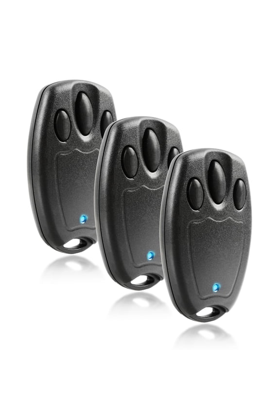 Replacement for LiftMaster, Chamberlain, Craftsman 377LM Keychain Garage Door Remote Opener, 3 pack