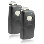 KeylessOption Replacement for Linear Multi-Code 3089 308911 MCS308911 (Black) Garage Door Remotes Opener, 2 pack