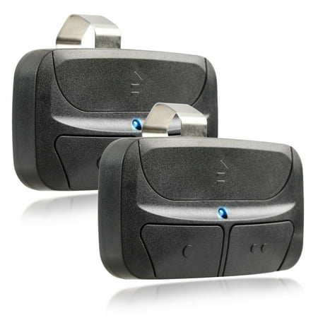 KeylessOption Universal Garage Door Remote Opener Compatible with LiftMaster, Chamberlain, Genie, Linear, 2 pack