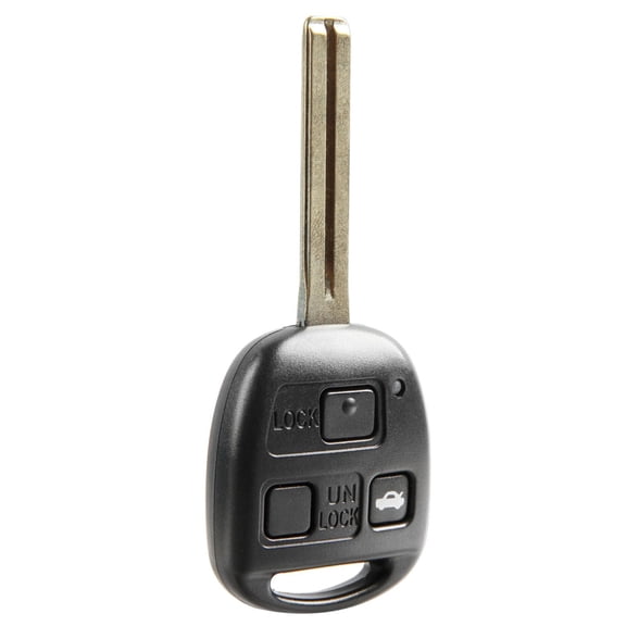 KeylessOption replacement blank key + fob for 1998-2001 Lexus ES, SC (89070-33470) 3-button combination key fob with trunk release