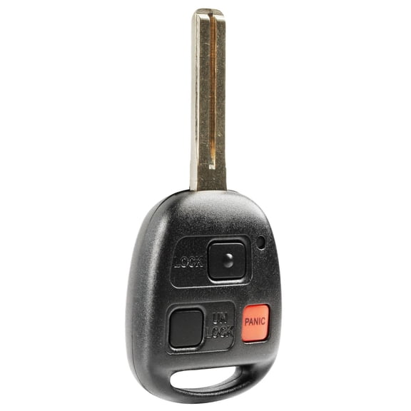 Keylessoption Replacement Remote Transmitter Blank Key Fob for 2001-2002 Lexus LX470 (89070-50170) 3-Button with Panic