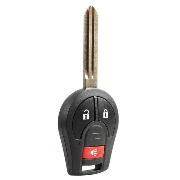 KeylessOption replacement blank key + fob for Nissan, Infiniti (H0561-C993A) 3-button remote fob