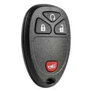 KeylessOption replacement fob for Buick/Cadillac/Chevrolet/GMC/Saturn (15913421) 4-button remote key fob w/ remote start