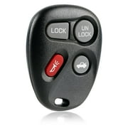 KeylessOption replacement fob for Buick/Oldsmobile/Pontiac Sedan (10246215) 4-button remote key fob