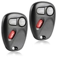 thumbnail image 1 of KeylessOption replacement fob for Cadillac/Chevrolet/GMC (25695954) 4-button remote key fob w/ trunk release, 2 pack, 1 of 5