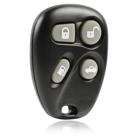 KeylessOption replacement fob for Cadillac Deville/Eldorado/Seville (25695966) 4-button remote key fob w/ trunk release