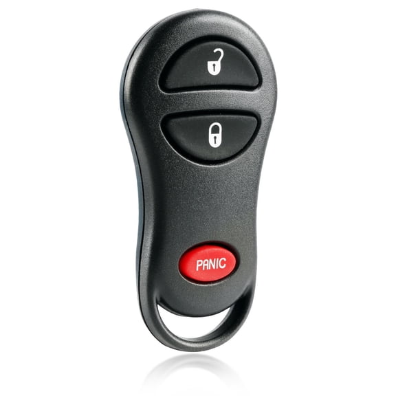 KeylessOption replacement fob for Dodge Trucks, Jeep Cherokee, Grand Cherokee (56045497) 3-button fob