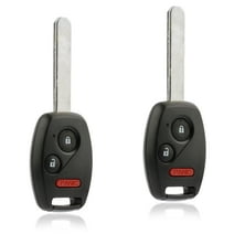 KeylessOption replacement for Honda CR-V, CR-Z, and Fit 3-button Remote Key Fob, 2 pack