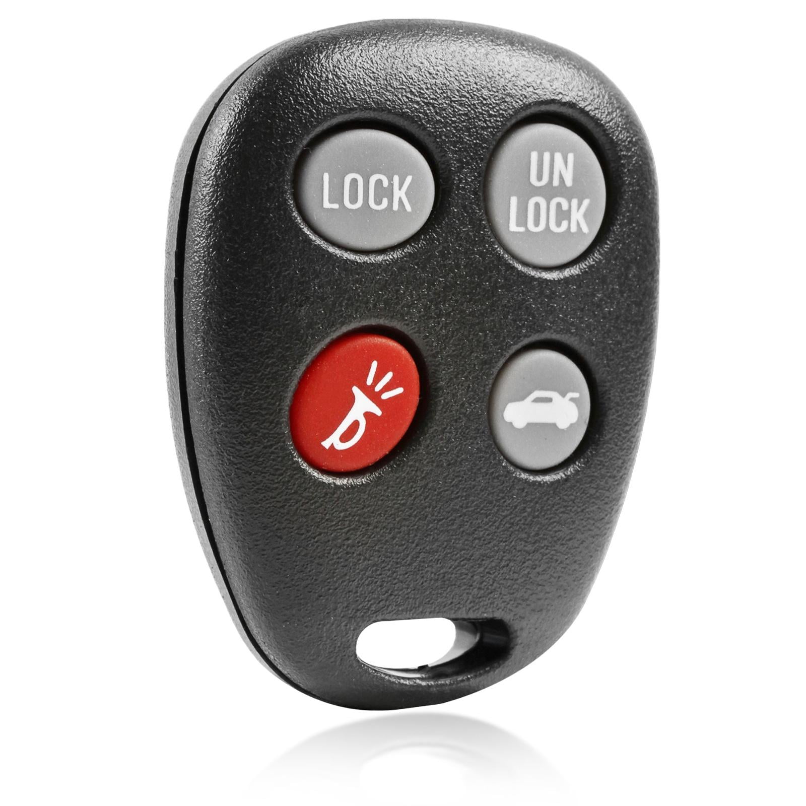 2-Pack Replacement Key Fob Shell Cases For 2000-2004 Saturn L-Series (L, LS, LW100, 200, 300) - Black 5 thumbnail image