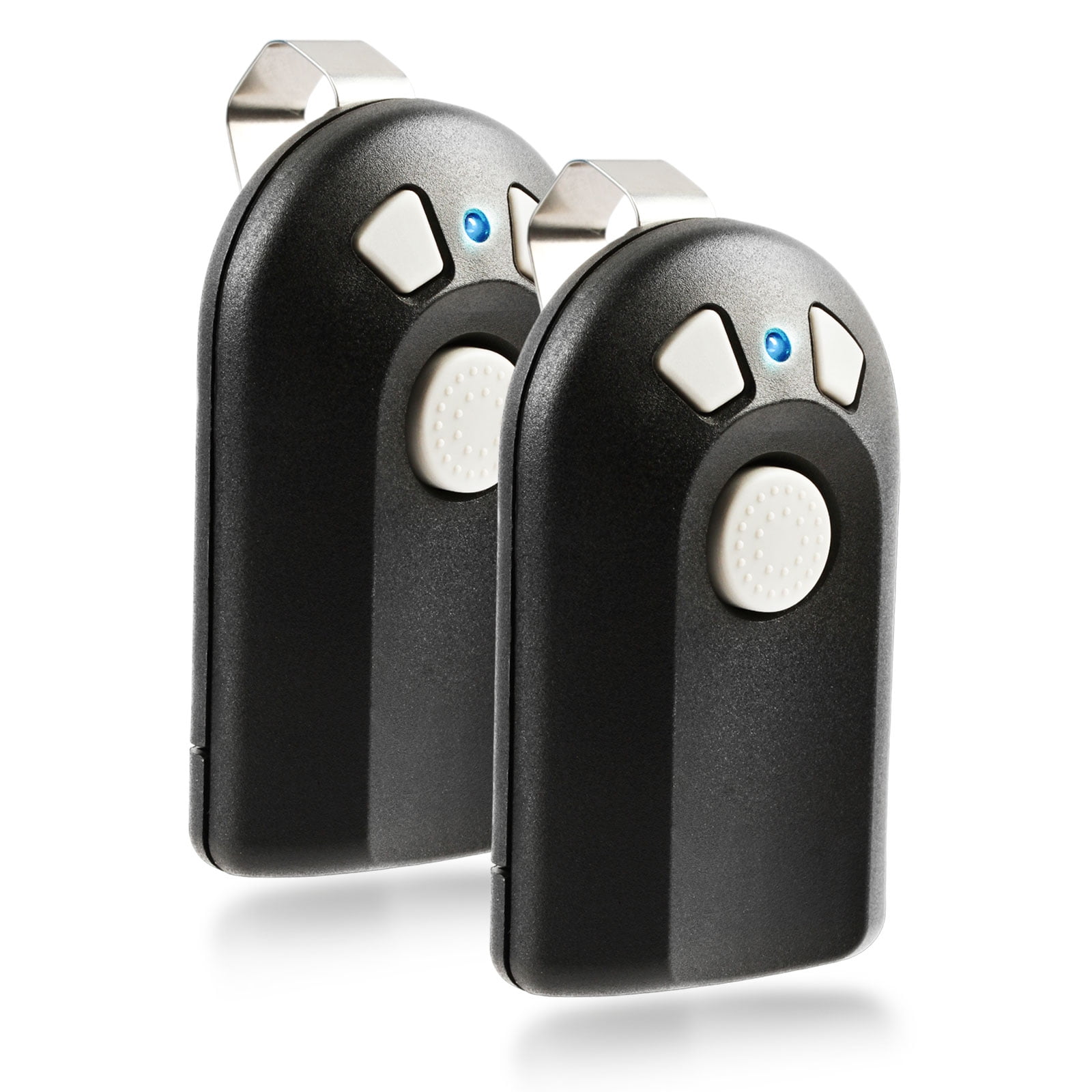 Keylessoption 3-Button Visor Clip Garage Door Remote, Black, 2 Piece, 2 ...
