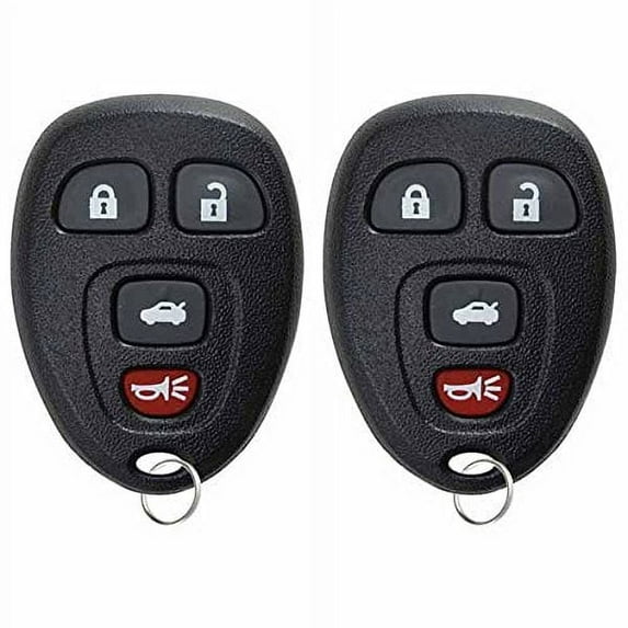 Keylessoption Keyless Entry Remote Control Car Key Fob, 2 Pack
