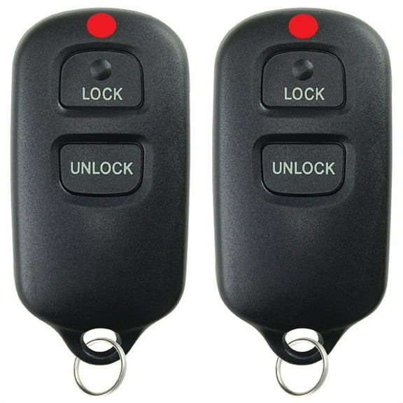 Keylessoption Keyless Entry Remote Control Fob Replacement for Toyota Vehicles, 2 Pack