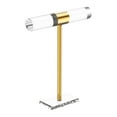 thumbnail image 1 of Keyohome 1/2 Tier Acrylic Jewelry Display Stand Easy to Assemble Versatile Long Necklace Stand for Store Boutique Vendor, 1 of 11
