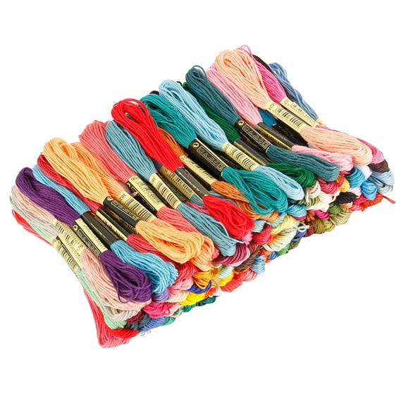 Keyohome 100 Colors Cotton Embroidery Floss Cross Stitch Embroidery Thread Cotton Floss Bracelet Yarn,Craft Floss