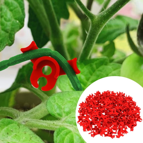 Keyohome 120Pcs Plastic Flower Bender Clips 90 Degree Angle Flower Training Clips Stem Support Trainer for Vegetables Greenhouse Garden
