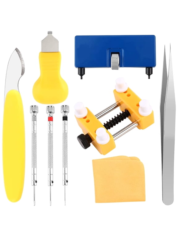 9 Pack Watch Repair Kit, Watch Back Remover Professional Watch Battery Replacement Tool