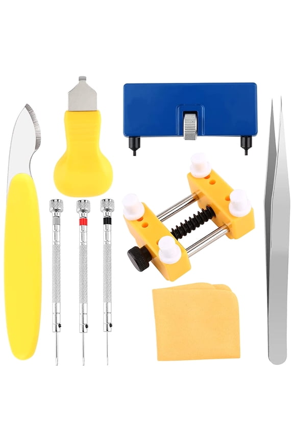 9 Pack Watch Repair Kit, Watch Back Remover Professional Watch Battery Replacement Tool