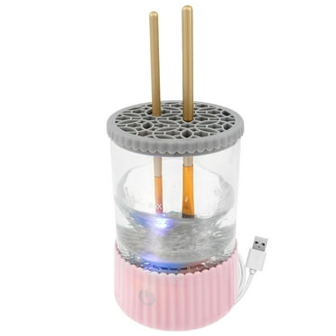 Keyohome Brushes Cleaner Machine Kit Portable High Efficient Electric Makeup Brush Cleaner Set Fast Working Makeup Brush Cleaning Tool Kit for Women Using