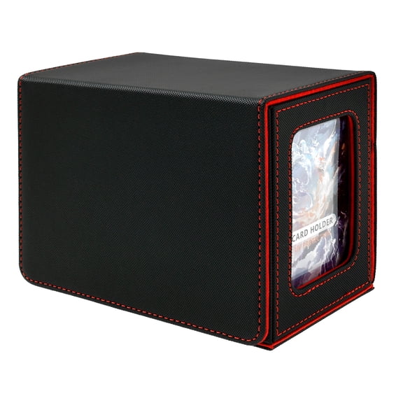 Keyohome Dice Card Deck Box Large Capacity Easy Cleaning Commander Deck Box With Visual Window for Storage and Collection