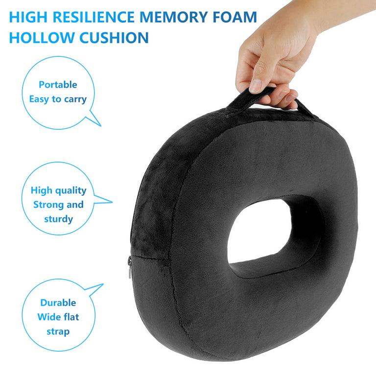 Keyohome Donut Memory Foam Seat Cushion High-rebound Memory Cotton
