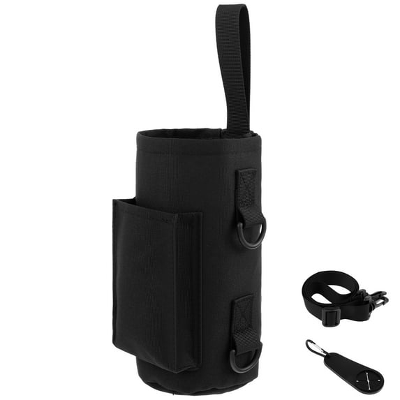 Keyohome Magnetic Water Bottle Holder Portable Magnetic Gym Water Bottle Carrier Bag with Phone Pocket Towel Buckle for Men Women Gym Travel Sports