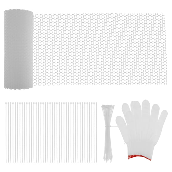 Keyohome Under Couch Blocker Cuttable Couch Toy Blocker with Ties and Gloves Reusable Plastic Under Sofa Blocker for Home Bedroom Living Room