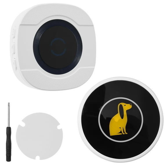 Keyohome Wireless Dog Door Bell US IP55 Waterproof Pet Puppy Doorbell with 5 Volume Levels 55 Melodies for Potty Training Indoor Outdoor
