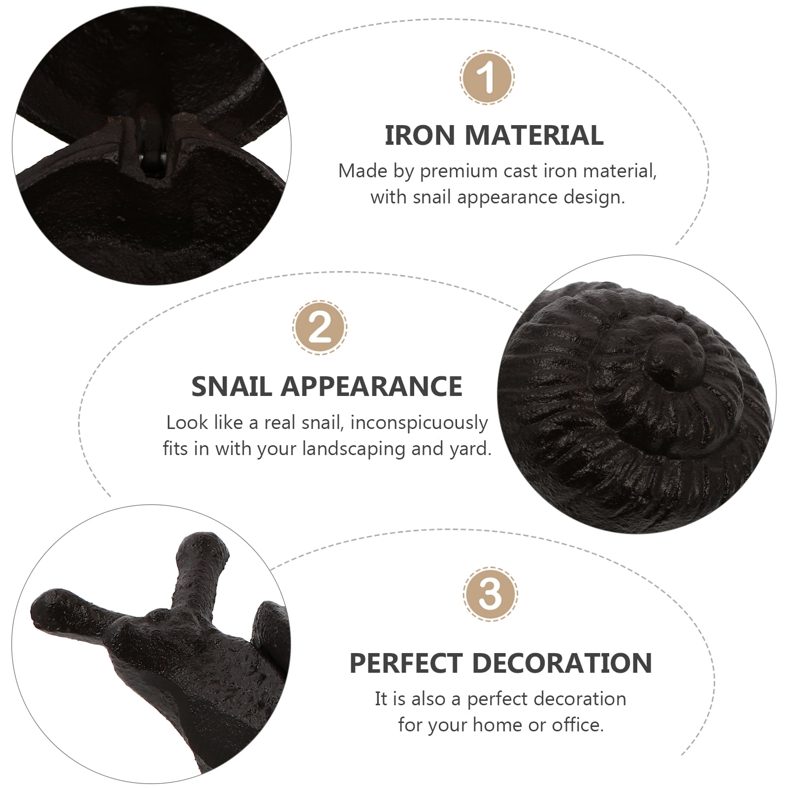 Keyoutdoor Hider Snail Box Box Disguised Safe Simulation Lock Box