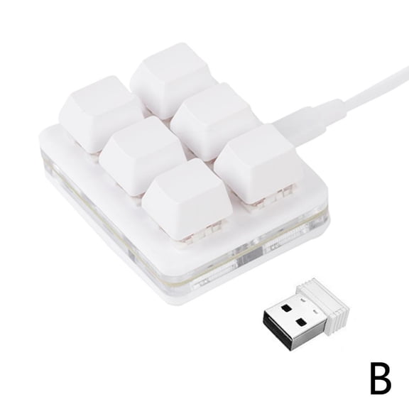 Keypad DIY With 6 Keys Typec Interface Wireless Customizable Keyboards Z9Q