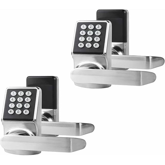 Keypad Door Lock with Handle, Digital Door Lock with Keypad Set,Keyless ...