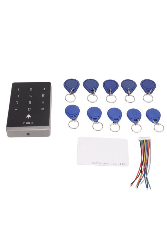 Keypad Touch Access Control System, ID Card Reader with Doorbell for Office and Residential Security