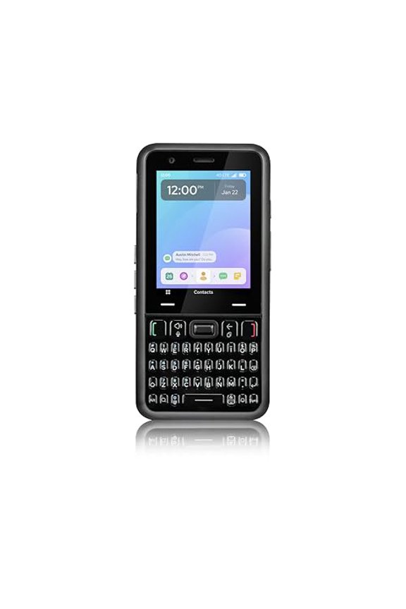 Hybrid QWERTY Keyboard Cell Phone, 13MP Camera, 4G LTE, Basic Apps, No Distraction Design