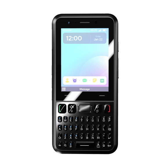 Hybrid QWERTY Keyboard Unlocked Cell Phone, 20MP Camera, 4G LTE, Basic Apps, No Distraction Design