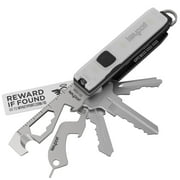 Keyport Pivot 2.0 Essential Plus Bundle Black Aluminum - EDC Key Organizer + Keychain Flashlight + 10-in-1 Multi-Tool All-in-One