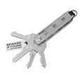 thumbnail image 1 of Keyport Pivot 2.0 Key Organizer Keychain (Silver Aluminum) - Keys + Pocket Tools + Lost & Found All-in-One, 1 of 10