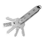 Keyport Pivot 2.0 Key Organizer Keychain (Silver Aluminum) - Keys + Pocket Tools + Lost & Found All-in-One