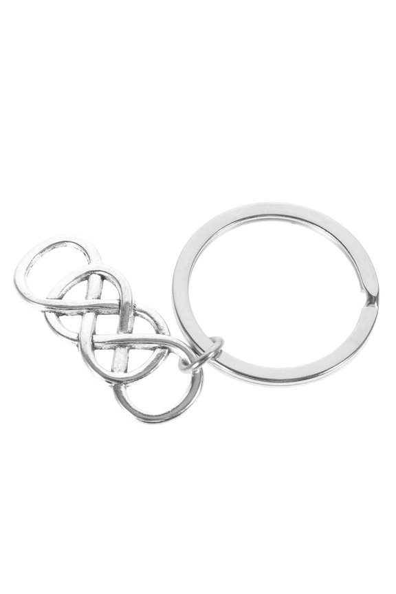 Keyring Bag Hanging Pendant Couples Keychain Symbol Accessories Infinity Symbol Key Bags Pendant Zinc Alloy Miss