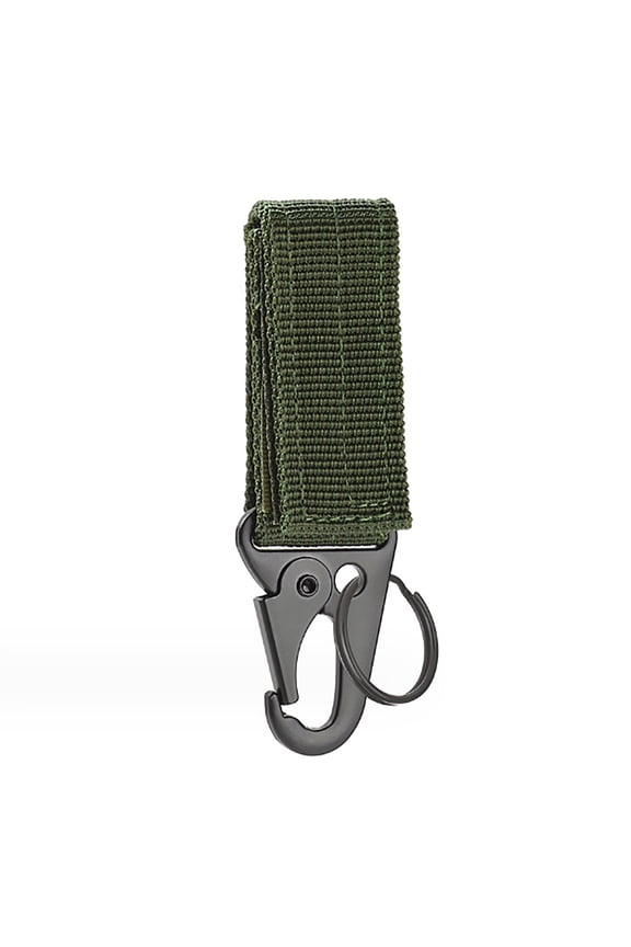 Keyring Gear Key Keeper Nylon Belt Keychain Clip Webbing Key Clips Buckle Belt Carabiner Buckle Key Hook