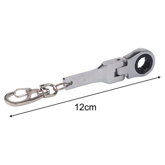 Keyring Key Chain Part Portable 1Pc Racing Key Ring Ratchet Wrench 12Cm Long Key Chain Ring Useful Fashion New