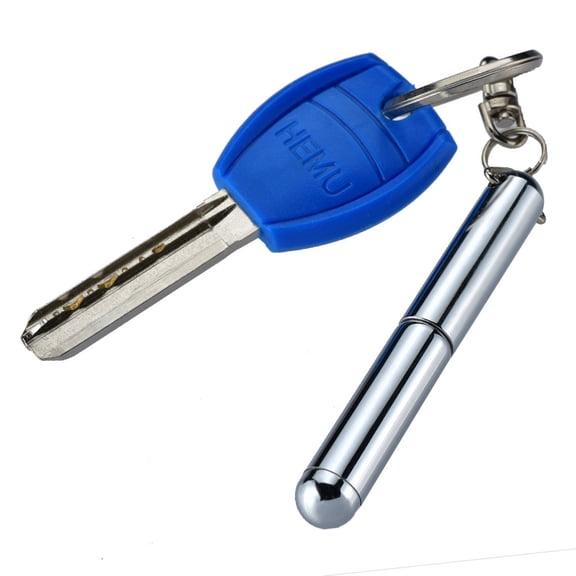 Keyring Pen Mini Pen Metal Telescopic Steel Ring Tool Telescoping Key Stainless & Stationery Pen