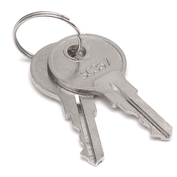 Global Industrial Replacement Keys (2) for Cabinet 603355(57)-237614-237615-4933