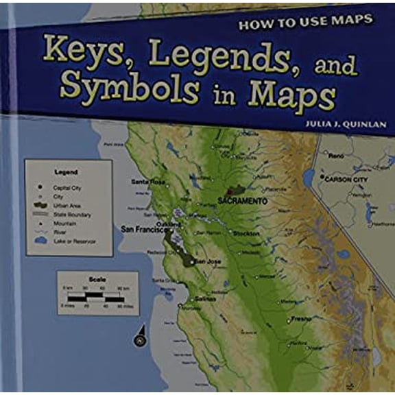 Pre-Owned Keys, Legends, and Symbols in Maps (Library Binding) 9781448861545