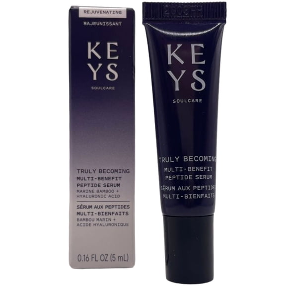 Keys Soulcare, Serum Truly Becoming Multi-Benefit Peptide, 0.16oz/5ml